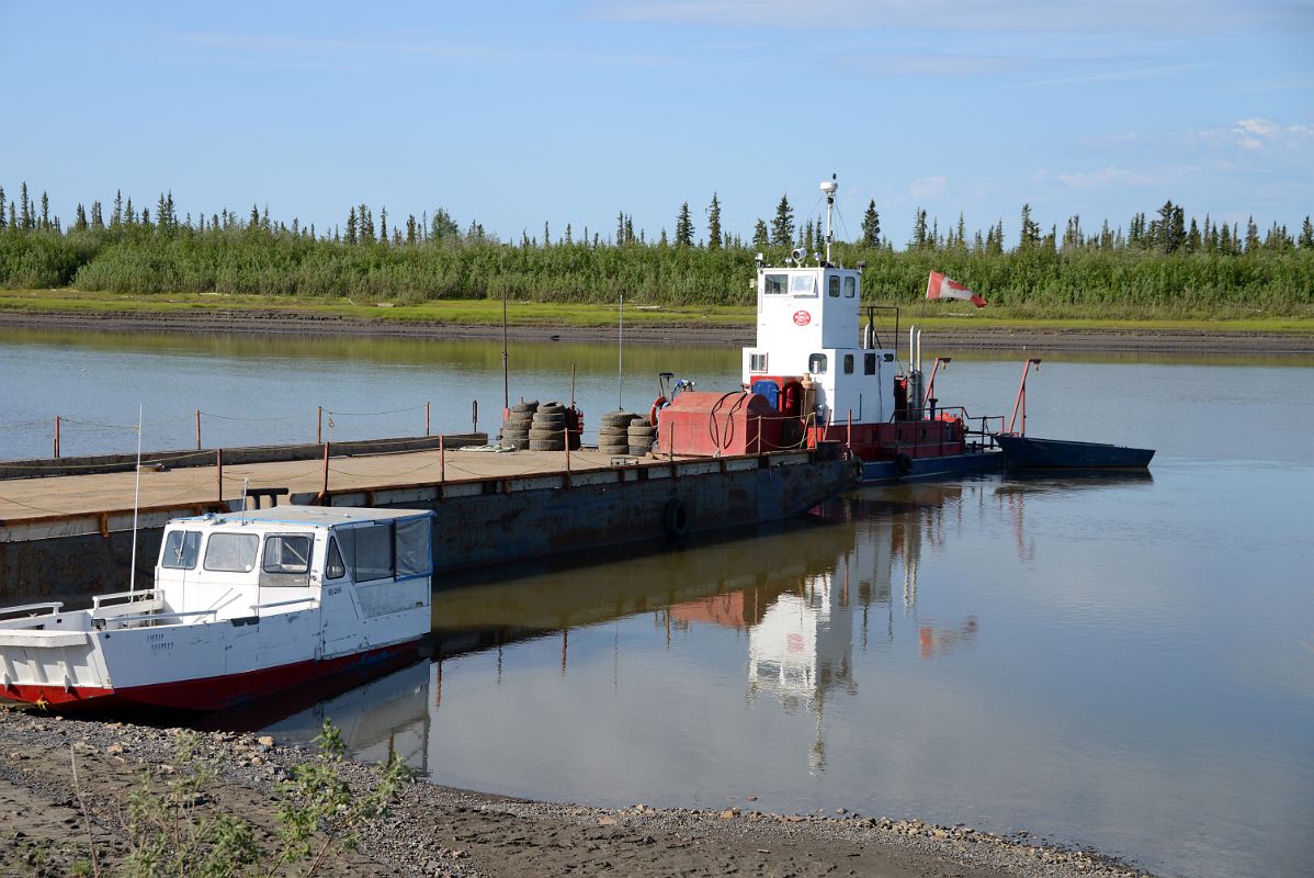 18A Town Dock On The MacKenzie River East Channel In Inuvik Northwest Territories